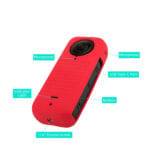 Sunnylife Silicone Camera Cover Case for Insta360 ONE X3 Red or Black - Image 4