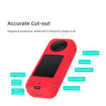 Sunnylife Silicone Camera Cover Case for Insta360 ONE X3 Red or Black - Image 5