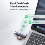 UGREEN SD Card Reader, USB C & USB 3.0 Memory - Image 3