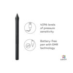 Wacom Intuos Bluetooth Tablet CTL 4100 - WL Small - Black - Image 3