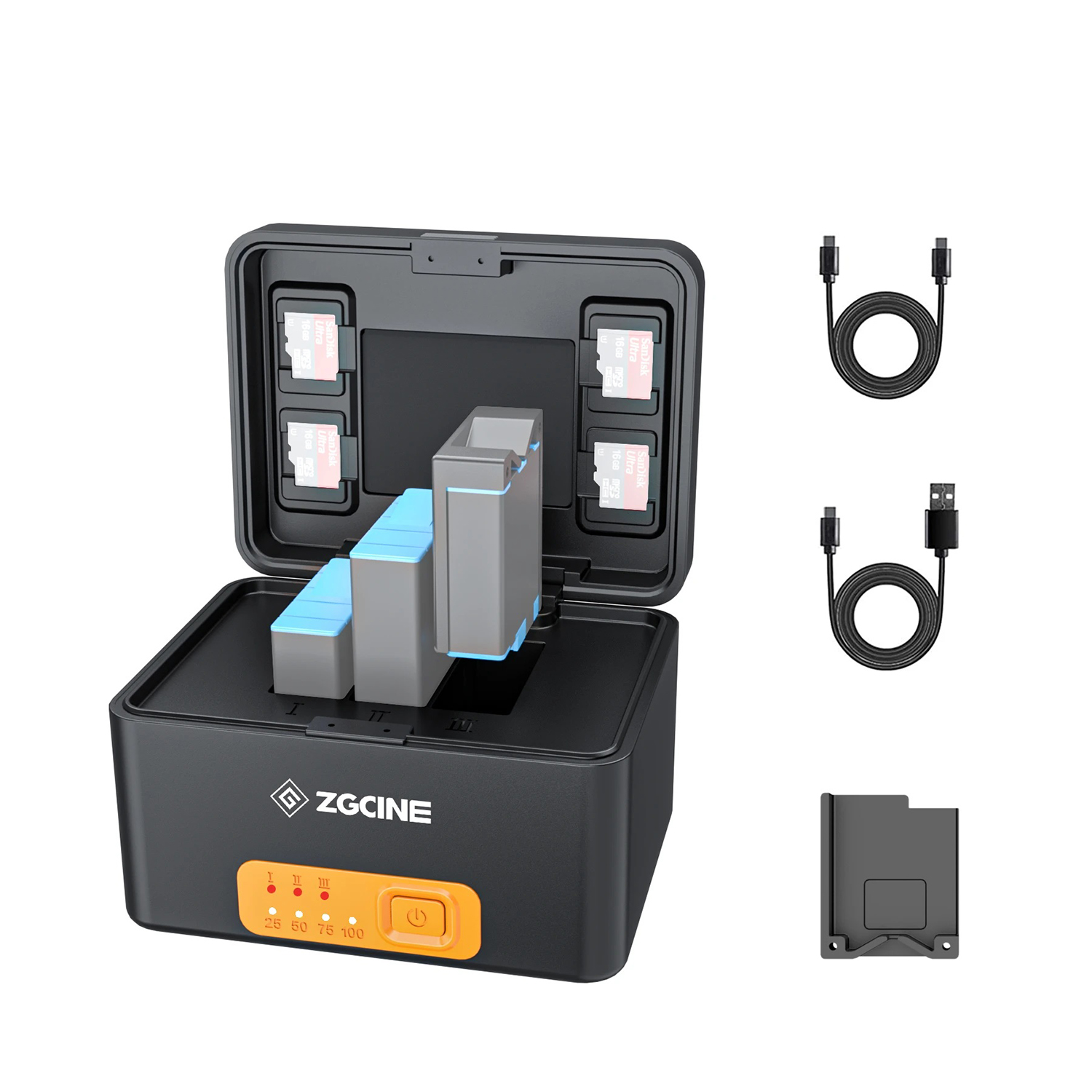 ZGCINE Wireless Battery Charger for GoPro Hero (4) ZGCINE Wireless Battery Charger for GoPro Hero - Image 1