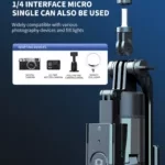K29 Mobile Phone Bluetooth Selfie Stick with Wireless Remote - Image 3