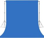 Muslin Backdrop for Photo Video Studio 2x3m + Background Support Stand 2x2m - Image 4