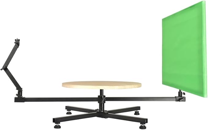 41CKTsxV-ML._AC_SX679_ Mcoplus Professional Surround Photography Rotating Stand, 360 - Image 1
