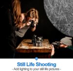 110CM 5-in-1 Collapsible Light Reflector with Handle Grip - Image 5