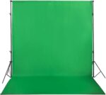 Muslin Backdrop for Photo Video Studio 2x3m + Background Support Stand 2x2m - Image 7