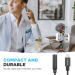 BOYA by-k8 Female 3.5mm TRS Microphone Adapter Cable to Lightning - Image 4