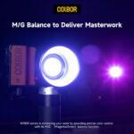COLBOR W100R Portable RGB LED Monolight - Image 3