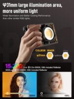 COLBOR Wonder W60R RGB LED Monolight - Image 5