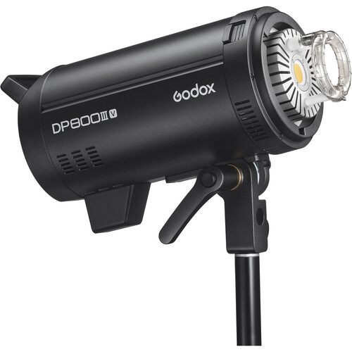 Godox DP800III-V Professional Studio Flash with LED Modeling Lamp (1) Godox DP800III-V Professional Studio Flash with LED Modeling Lamp - Image 1