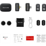 Hollyland LARK A1 Combo 2-Person Wireless Microphone System with USB-C and Lightning iphone - Image 2
