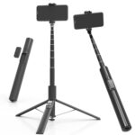 K&F 175cm Selfie Stick Tripod with Remote and Phone Mount