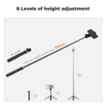 K&F 175cm Selfie Stick Tripod with Remote and Phone Mount - Image 3