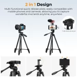 K&F CONCEPT Basic Tripod B174A1 - Image 5