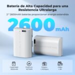 K&F CONCEPT LP-E6NH Battery Improved 2600 mAh Hight capacity with Type-C Fast Charging For Canon - Image 2