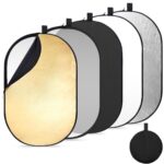 K&F Concept (100x150cm) 5-in-1 Oval Foldable Reflector