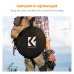 K&F Concept (100x150cm) 5-in-1 Oval Foldable Reflector - Image 5