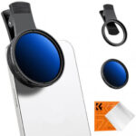 K&F Concept 52mm Clip-on ND2-400 Variable ND Filter Kit for Phone