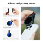 K&F Concept 52mm Clip-on ND2-400 Variable ND Filter Kit for Phone - Image 5