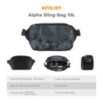 K&F Concept Alpha Sling Bag 10L Navy - Image 2