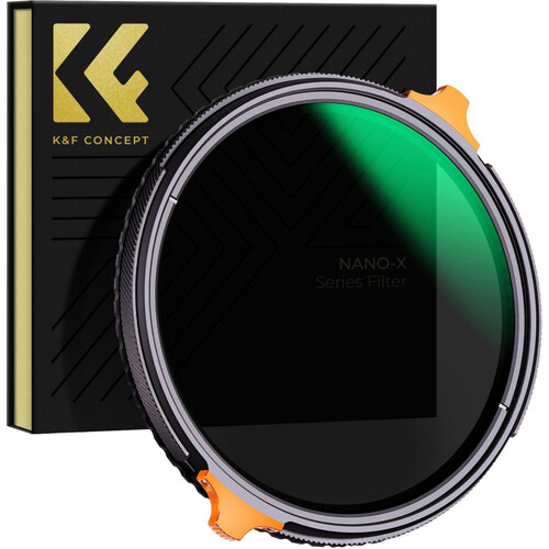 K&F Concept Nano-X Series 2-in-1 Variable ND & CPL Filter (1) K&F Concept Nano-X Series 2-in-1 Variable ND & CPL Filter - Image 1