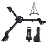 K&F Concept Photography Tripod Dolly, Heavy Duty with 3 Rubber Wheels