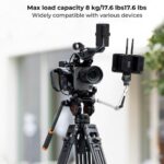 K&F Concept VA18+ VH081 Heavy Duty Professional Video Tripod with Fluid Head - Image 5