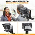 LENSGO TC12 Teleprompter for Select Cameras and iPads - Image 4
