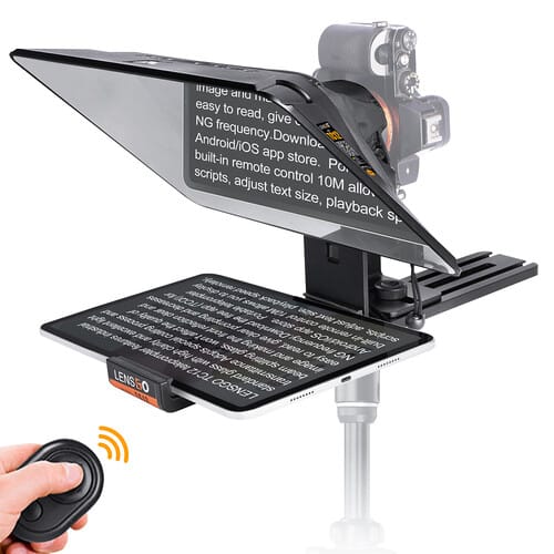 LENSGO TC12 Teleprompter for Select Cameras and iPads (6) LENSGO TC12 Teleprompter for Select Cameras and iPads - Image 1
