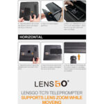 LENSGO TC7II Portable Teleprompter (Ultimate Kit) for Smartphones and Cameras - Image 9