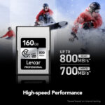 Lexar 160GB Professional CFexpress Type A Card SILVER Series - Image 2