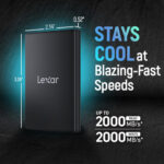 Lexar 1TB ARMOR USB 3.2 Gen 2x2 Portable SSD - Image 2