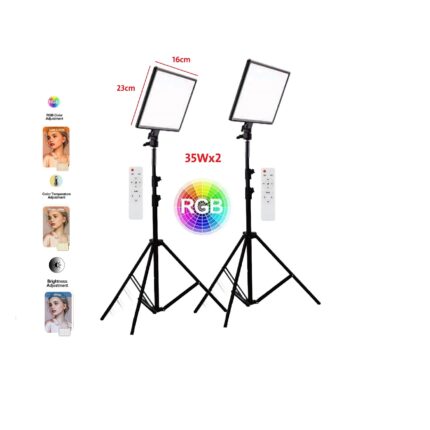 PM-26 RGB LED Panel Light Kit2