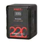 SWIT 220 Wh Pocket Battery with D-Tap and USB Outputs (V-Mount)