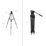 SmallRig AD-01 Heavy-Duty Tripod with Fluid Head-3751 - Image 3