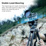 SmallRig AD-50 Lite Lightweight Aluminum Alloy Video Tripod System-4684 - Image 5