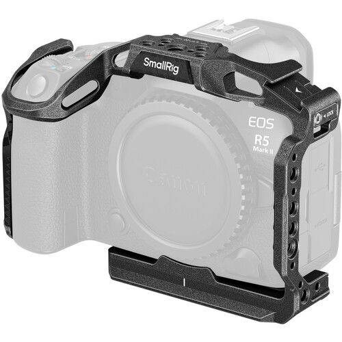 SmallRig Black Mamba Camera Cage for Canon EOS R5 Mark II (2) SmallRig Black Mamba Camera Cage for Canon EOS R5 Mark II -4975 - Image 1