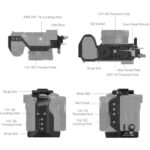 SmallRig Full Camera Cage Kit for Sony a6700 - 4336 - Image 3