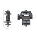 SmallRig Swivel and Tilt Adjustable Monitor Support with 14-20 Screws Mount-4886 - Image 3