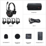 Synco X-Talk X5 Wireless Intercom System with 5 Single-Ear Headsets - Image 8