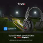 Synco X-Talk X9 Wireless Intercom System with 9 Single-Ear Headsets - Image 3
