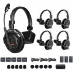 Synco X-Talk X5 Wireless Intercom System with 5 Single-Ear Headsets