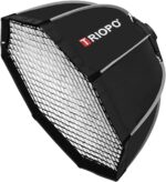 Triopo 65/90/120 Cm Foldable Portable Bowens Mount Octagon Softbox with Grid