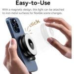 Ulanzi LM19 MagSafe LED Selfie Ring Light - Image 4