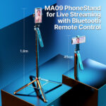 Ulanzi MA09 Bluetooth Remote Control Selfie Stick - Image 3