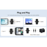 Ulanzi V6 3-in-1 2-Person Plug-and-Play Wireless Lavalier Microphone System - Image 6