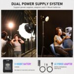 Ulanzi VL-120 RGB-color V-Mount Video Light - Image 2