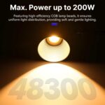 Ulanzi VL-200 Bi-color V-Mount Video Light - Image 8