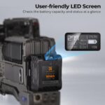 K&F Concept 99W Mini V-Mount Battery - Image 4