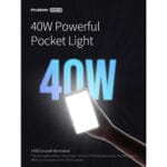 Zhiyun FIVERAY M40 Powerful 40W Pocket LED Light with Silicone Diffuser Kit - Image 3